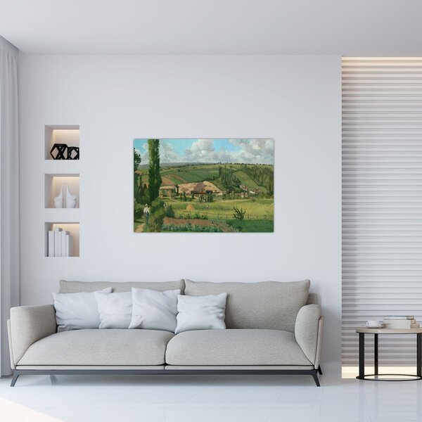 Slika - Camille Pissarro, Landscape at Les Pâtis, Pontoise, reprodukcije (90x60 cm)