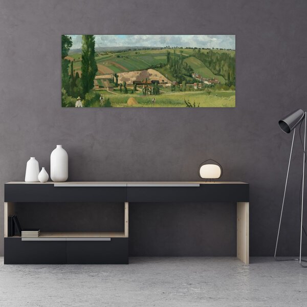 Slika - Camille Pissarro, Landscape at Les Pâtis, Pontoise, reprodukcije (120x50 cm)