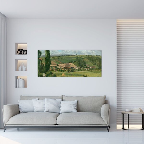 Slika - Camille Pissarro, Landscape at Les Pâtis, Pontoise, reprodukcije (120x50 cm)