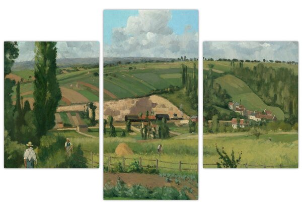 Slika - Camille Pissarro, Landscape at Les Pâtis, Pontoise, reprodukcije (90x60 cm)
