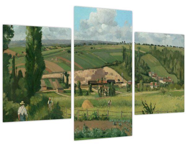 Slika - Camille Pissarro, Landscape at Les Pâtis, Pontoise, reprodukcije (90x60 cm)