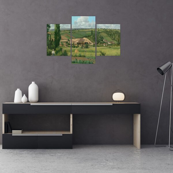 Slika - Camille Pissarro, Landscape at Les Pâtis, Pontoise, reprodukcije (90x60 cm)