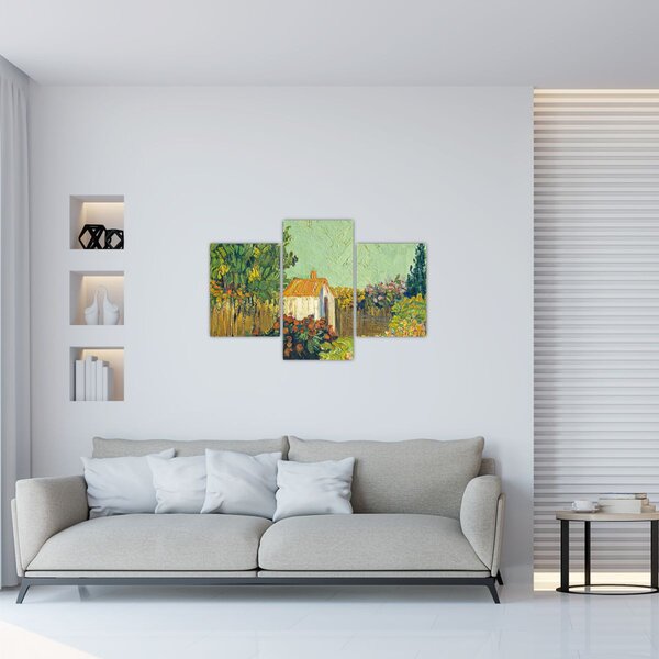 Slika - Imitator of Vincent van Gogh, Landscape, reprodukcije (90x60 cm)