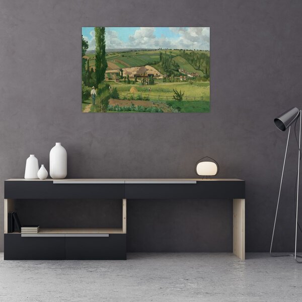 Slika - Camille Pissarro, Landscape at Les Pâtis, Pontoise, reprodukcije (90x60 cm)