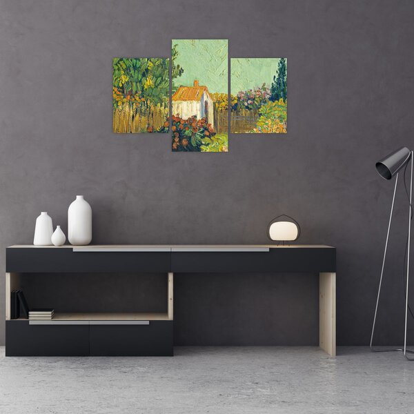 Slika - Imitator of Vincent van Gogh, Landscape, reprodukcije (90x60 cm)