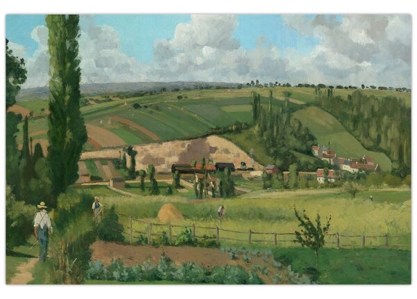 Slika - Camille Pissarro, Landscape at Les Pâtis, Pontoise, reprodukcije (90x60 cm)