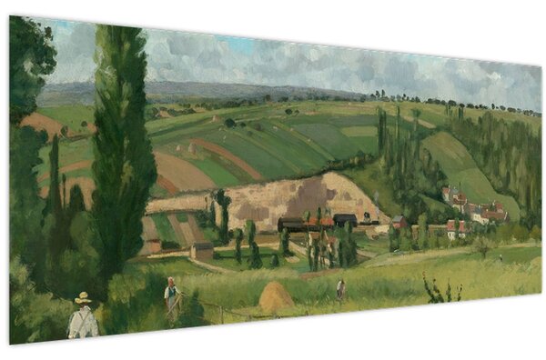 Slika - Camille Pissarro, Landscape at Les Pâtis, Pontoise, reprodukcije (120x50 cm)