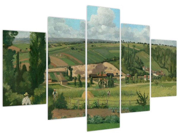 Slika - Camille Pissarro, Landscape at Les Pâtis, Pontoise, reprodukcije (150x105 cm)