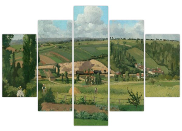 Slika - Camille Pissarro, Landscape at Les Pâtis, Pontoise, reprodukcije (150x105 cm)