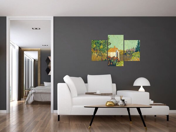 Slika - Imitator of Vincent van Gogh, Landscape, reprodukcije (90x60 cm)