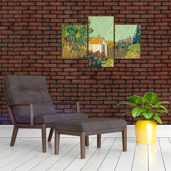 Slika - Imitator of Vincent van Gogh, Landscape, reprodukcije (90x60 cm)