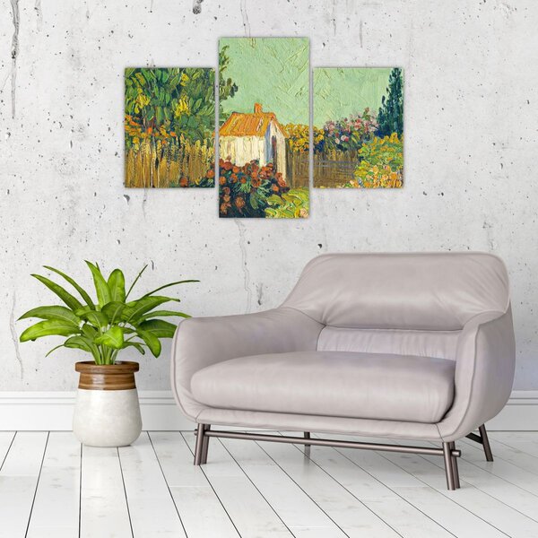 Slika - Imitator of Vincent van Gogh, Landscape, reprodukcije (90x60 cm)