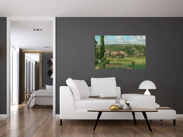 Slika - Camille Pissarro, Landscape at Les Pâtis, Pontoise, reprodukcije (90x60 cm)