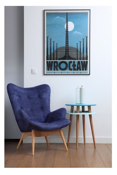 Grafitno sivi Ragaba UFO stolić za kavu, Ø 45 cm