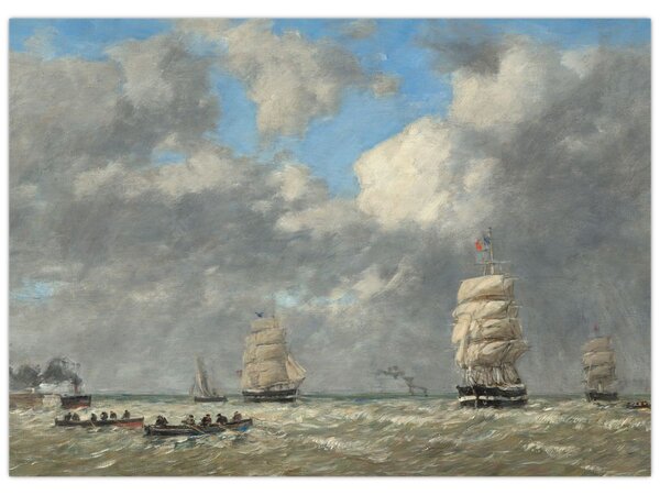 Slika - Eugène Boudin, Le Havre, reprodukcije (70x50 cm)