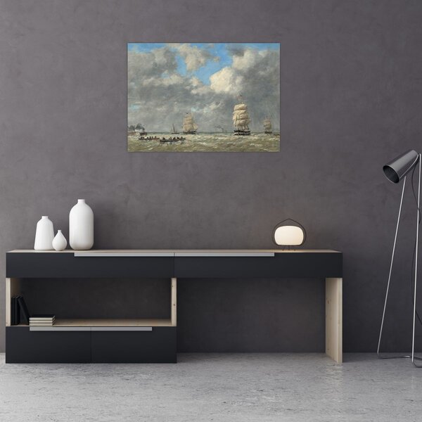 Slika - Eugène Boudin, Le Havre, reprodukcije (70x50 cm)