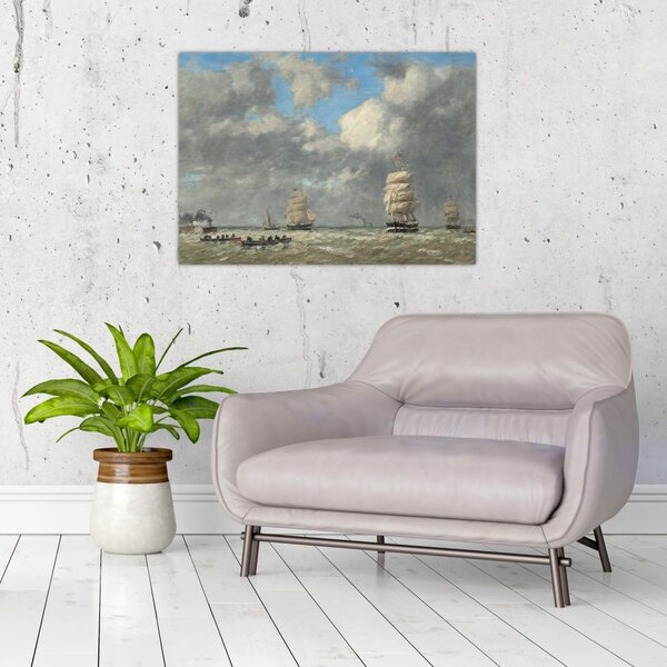 Slika - Eugène Boudin, Le Havre, reprodukcije (70x50 cm)