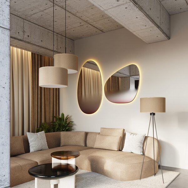 Podna lampa NEVIA bež