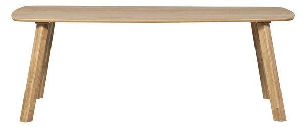 Blagovaonski stol od punog hrasta 100x180 cm Tablo – WOOOD