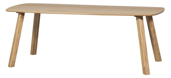 Blagovaonski stol od punog hrasta 100x180 cm Tablo – WOOOD