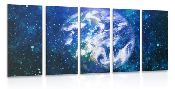 5-dijelna slika snimka iz NASA-e