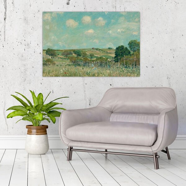 Slika - Alfred Sisley, Meadow, reprodukcije (90x60 cm)