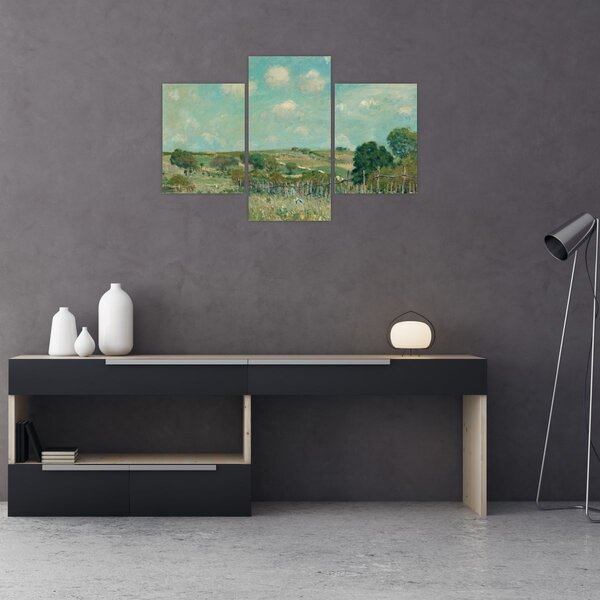 Slika - Alfred Sisley, Meadow, reprodukcije (90x60 cm)