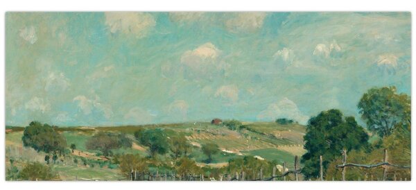 Slika - Alfred Sisley, Meadow, reprodukcije (120x50 cm)