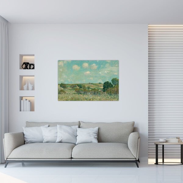 Slika - Alfred Sisley, Meadow, reprodukcije (90x60 cm)