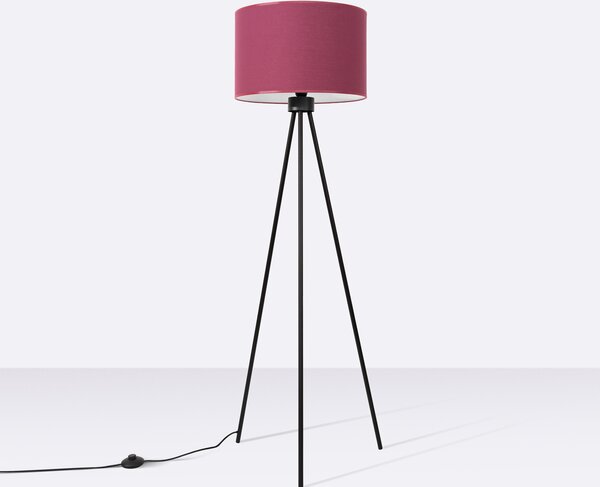 Podna lampa NEVIA tamno crvena