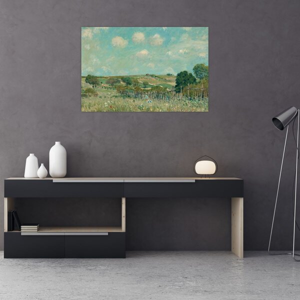 Slika - Alfred Sisley, Meadow, reprodukcije (90x60 cm)