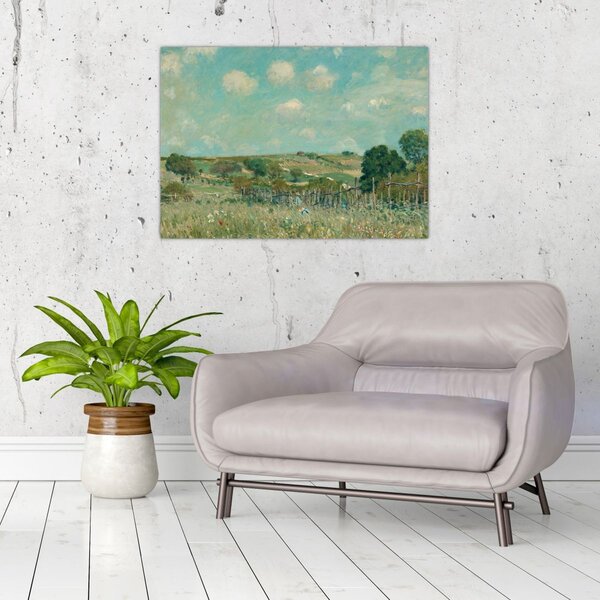 Slika - Alfred Sisley, Meadow, reprodukcije (70x50 cm)