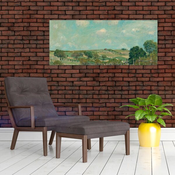 Slika - Alfred Sisley, Meadow, reprodukcije (120x50 cm)