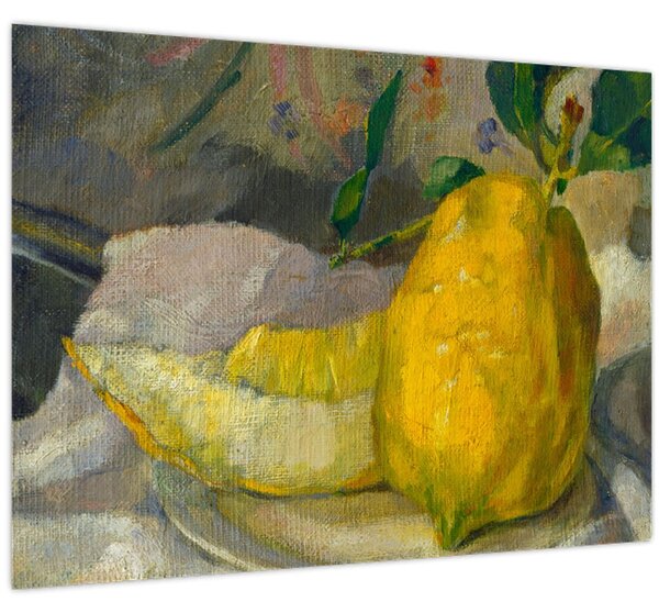 Slika - French 19th Century, Melon and Lemon, reprodukcije (70x50 cm)
