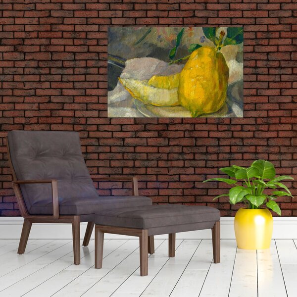 Slika - French 19th Century, Melon and Lemon, reprodukcije (90x60 cm)