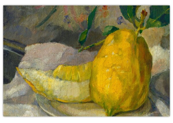 Slika - French 19th Century, Melon and Lemon, reprodukcije (90x60 cm)