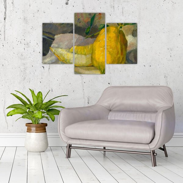 Slika - French 19th Century, Melon and Lemon, reprodukcije (90x60 cm)