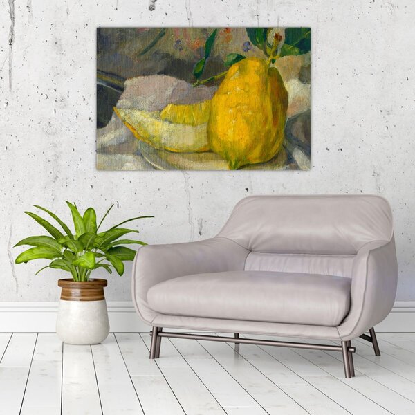 Slika - French 19th Century, Melon and Lemon, reprodukcije (90x60 cm)