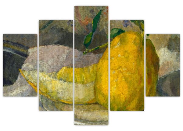 Slika - French 19th Century, Melon and Lemon, reprodukcije (150x105 cm)