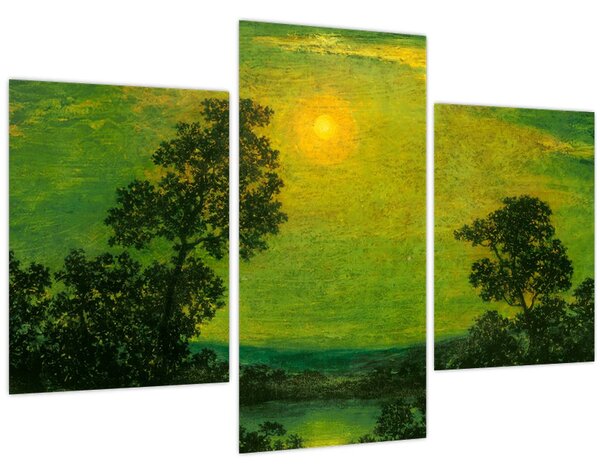 Slika - Imitator of Ralph Albert Blakelock, Moonlight, reprodukcije (90x60 cm)