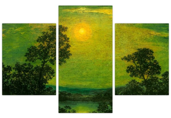 Slika - Imitator of Ralph Albert Blakelock, Moonlight, reprodukcije (90x60 cm)
