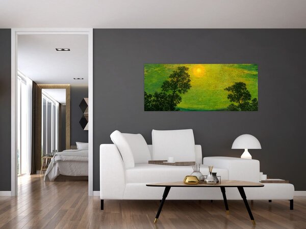 Slika - Imitator of Ralph Albert Blakelock, Moonlight, reprodukcije (120x50 cm)