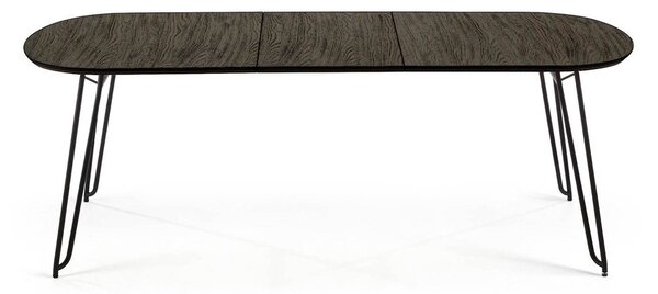 Proširiv blagovaonski stol s pločom stola u dekoru jasena 90x140 cm Norfort – Kave Home