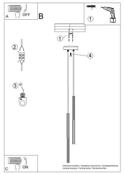 Visilica ARCHE 2P bijela