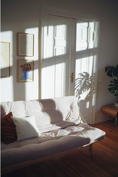 Promjenjiva baršunasta sofa Karup Design Folk Raw/Natural