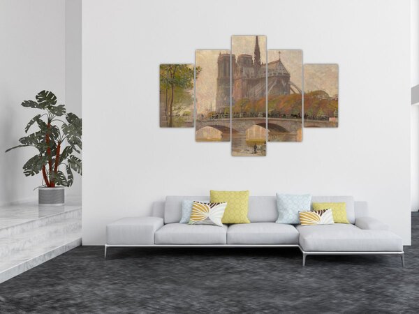 Slika - Robert William Vonnoh, Notre Dame de Paris, reprodukcije (150x105 cm)