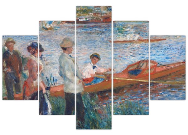 Slika - Auguste Renoir, Oarsmen at Chatou, reprodukcije (150x105 cm)