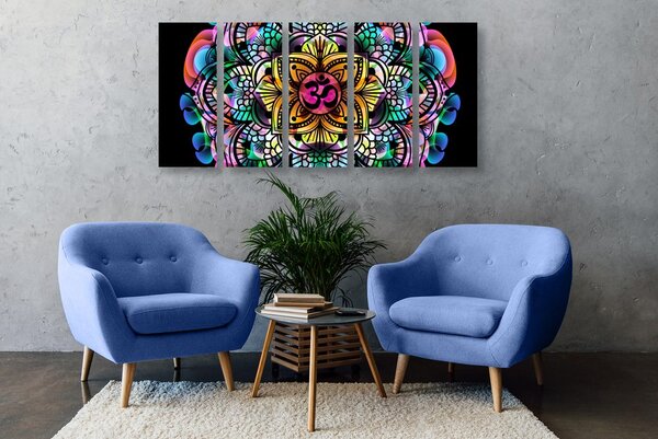 5-dijelna slika Mandala zdravlja