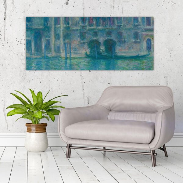 Slika - Claude Monet, Palazzo da Mula, Venice, reprodukcije (120x50 cm)