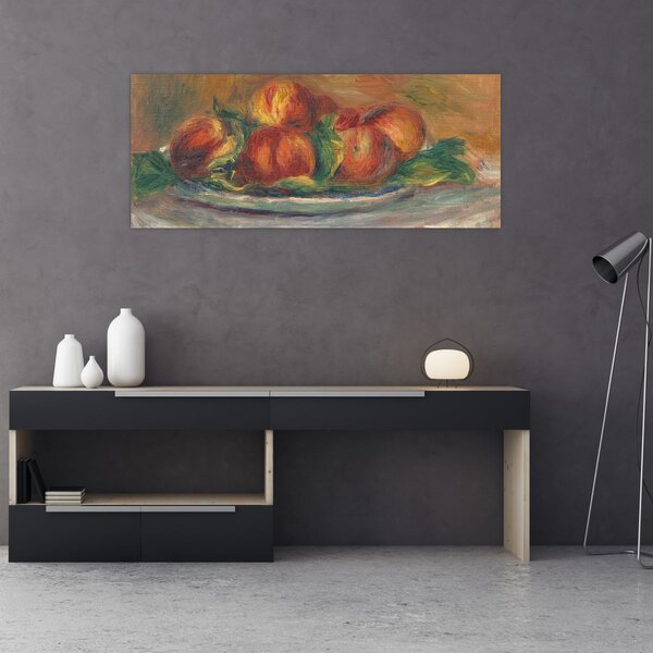 Slika - Auguste Renoir, Peaches on a Plate, reprodukcije (120x50 cm)